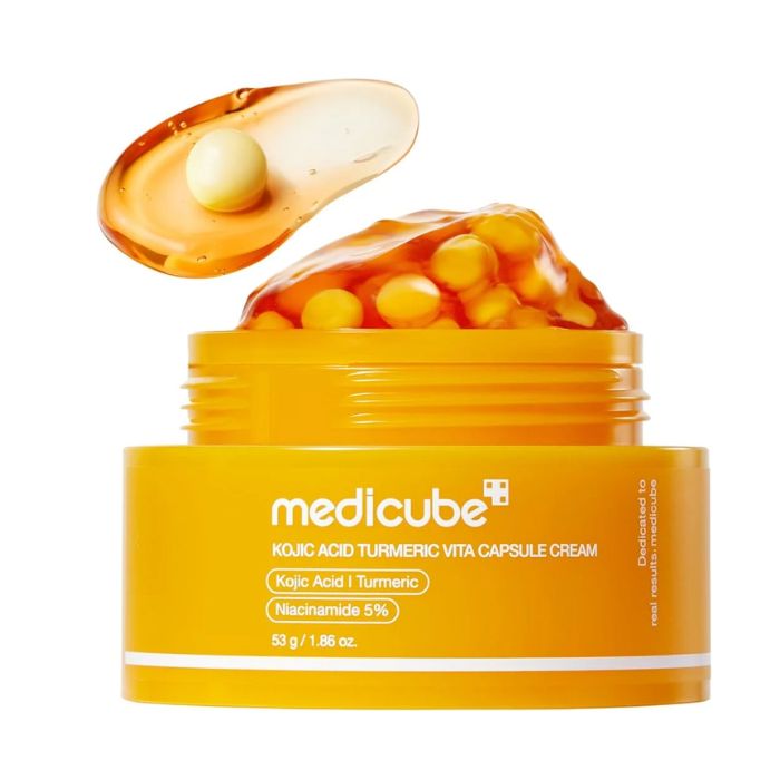 MEDICUBE KOJIC ACID TURMERIC VITA CAPSULE CREME 53G