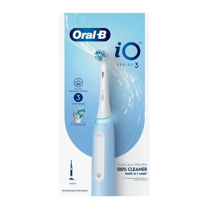 ORAL B BROSSE ELECTRIQUE IO3 ICE BLUE