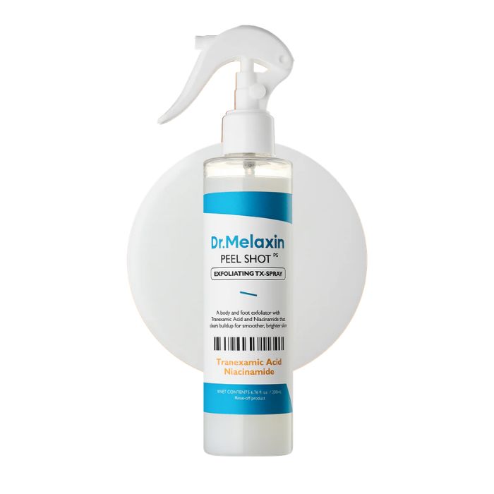 DR MELAXIN PEEL SHOT EXFOLIATING TX SPRAY BODY AND FOOT EXFOLIATOR 200ML