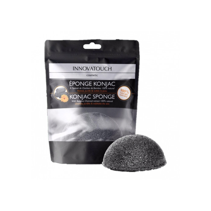 INNOVATOUCH Eponge Konjac Charbon