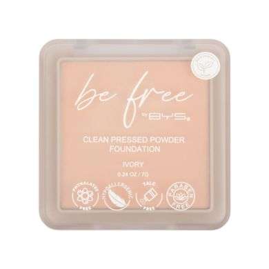 BYS BE FREE CLEAN PRESSED POWDER FOUNDATION IVORY 7G