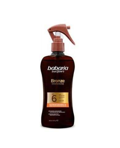 BABARIA BRONZE SPRAY HUILE SOLAIRE PROTECTRICE SPF 6 300ML