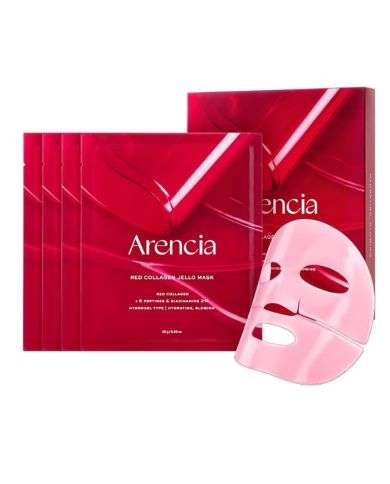 ARENCIA RED COLLAGEN JELLO MASK PACK DE 4 UNITES