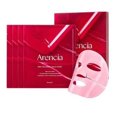 ARENCIA RED COLLAGEN JELLO MASK PACK DE 4 UNITES