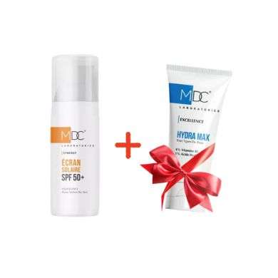 MDC PACK SYNERGY ECRAN SOLAIRE SPF 50+ 50 ML PEAUX NORMALES+ CREME HYDRATANTE OFFERTE