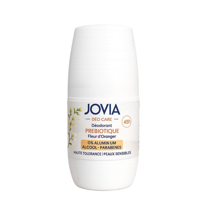 JOVIA DEO CARE DEODORANT PREBIOTIQUE FLEUR D ORANGER 0% ALUMINIUM 60 ML