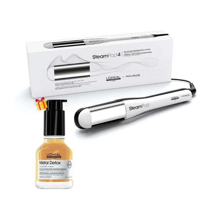 L'OREAL PROFESSIONNEL OFFRESTEAMPOD 4.0 + METAL DETOX HUILE 50ML OFFERT