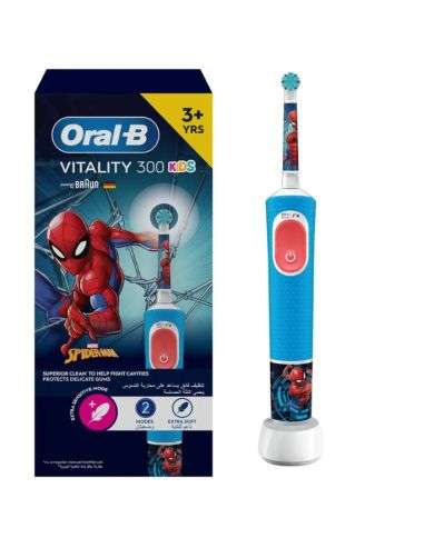 ORAL B BROSSE ELECTRIQUE VITALITY 300 KIDS MARVEL SPIDERMAN 3 ANS +