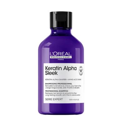 L'OREAL PROFESSIONNEL KERATIN ALPHA SLEEK SHAMPOOING 300ML