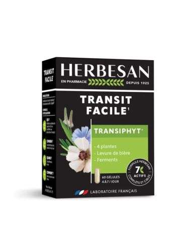 HERBESAN TRANSIT FACILE TRANSIPHYT 60 GELULES