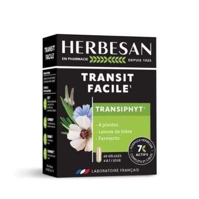HERBESAN TRANSIT FACILE TRANSIPHYT 60 GELULES