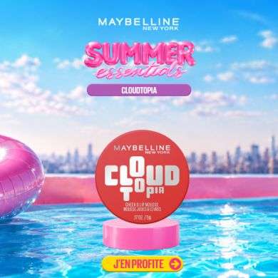 MAYBELLINE CLOUDTOPIA MOUSSE JOUES ET LEVRES