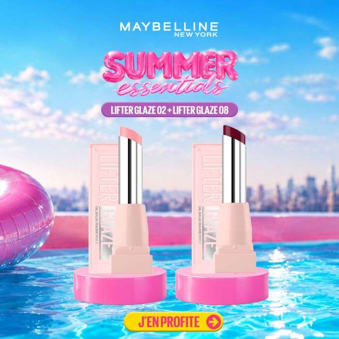 MAYBELLINE PACK DUO LIFTER GLAZE 02 PINK DRIP +08 ACAI GLAZE