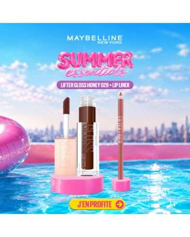 MAYBELLINE PACK LIFTER GLOSS HONEY 029 TOAST + LIP LINER 007 BIG LIFT