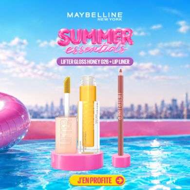 MAYBELLINE PACK LIFTER GLOSS HONEY 026 HONEY + LIP LINER 007 BIG LIFT