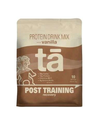 TA SPORT PROTEIN DRINK MIX POST TRAINING RECOVERY VANILLA FLAVOUR 600 G