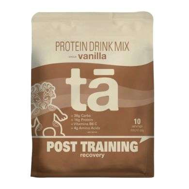 TA SPORT PROTEIN DRINK MIX POST TRAINING RECOVERY VANILLA FLAVOUR 600 G