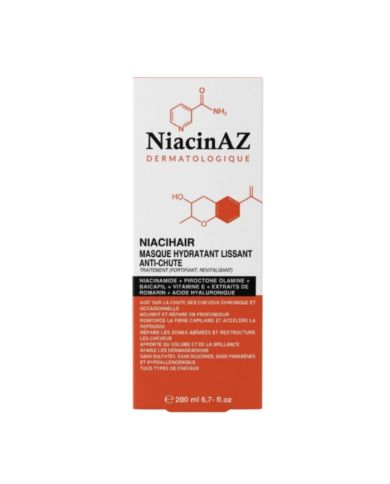 NIACINAZ NIACIHAIR MASQUE HYDRATANT LISSANT ANTI CHUTE 200 ML