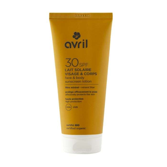 AVRIL LAIT SOLAIRE SPF 30 VISAGE ET CORPS 100 ML