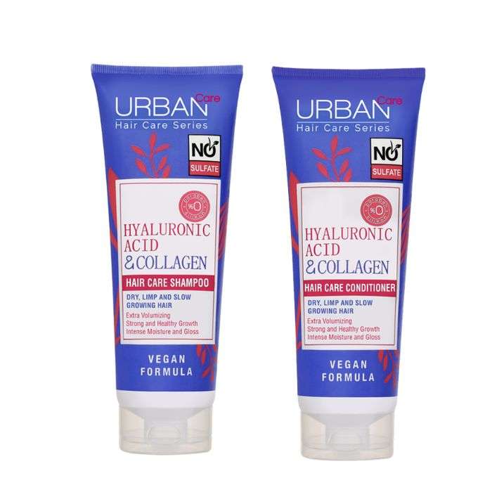 URBAN CARE COFFRET HYALURONIC ACID ET COLLAGEN SHAMPOING 250ML +CONDITIONER 250 ML
