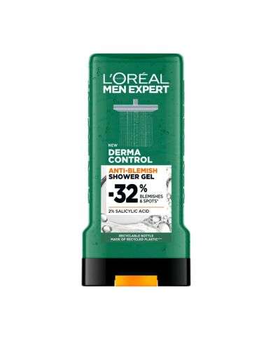 L'OREAL MEN EXPERT DERMA CONTROL GEL DOUCHE ANTI IMPERFECTION 300ML