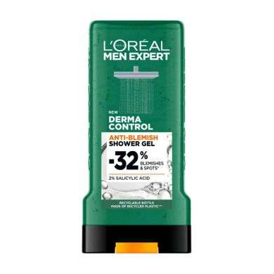 L'OREAL MEN EXPERT DERMA CONTROL GEL DOUCHE ANTI IMPERFECTION 300ML