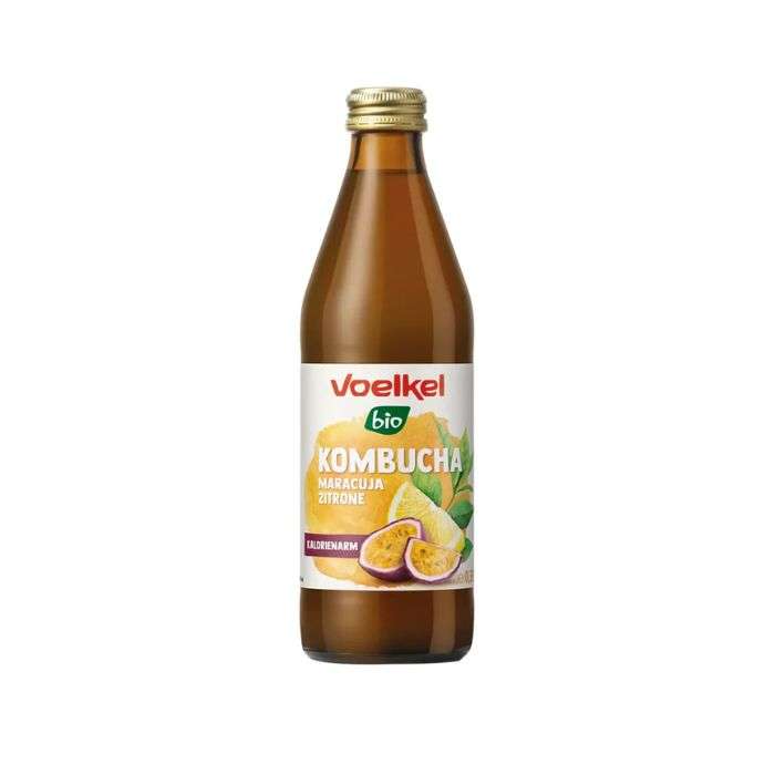VOELKEL BIO KOMBUCHA FRUITS DE LA PASSION ET CITRON 330ML