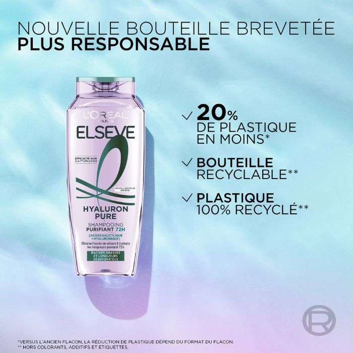 ELSEVE HYALURON PURE SHAMPOING PURIFIANT 400ML