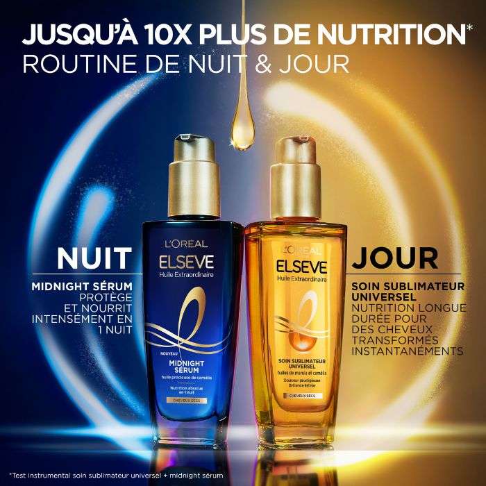 ELSEVE HUILE EXTRAORDINAIRE SERUM MIDNIGHT 100ML