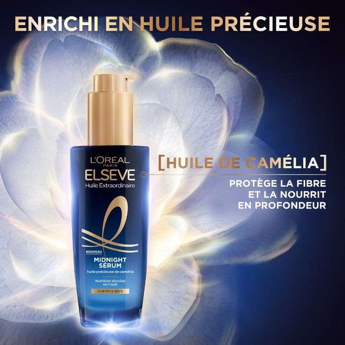 ELSEVE HUILE EXTRAORDINAIRE SERUM MIDNIGHT 100ML