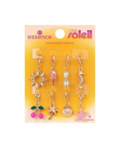 ESSENCE CLUB SOLEIL MIX AND MATCH CHARMS 8 PIECES