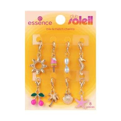 ESSENCE CLUB SOLEIL MIX AND MATCH CHARMS 8 PIECES