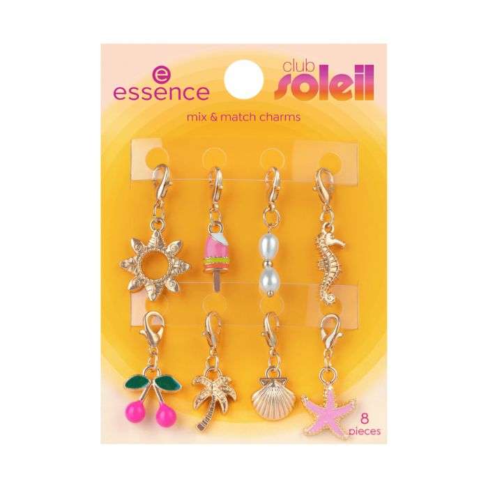 ESSENCE CLUB SOLEIL MIX AND MATCH CHARMS 8 PIECES