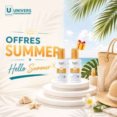 EUCERIN OFFRE SENSITIVE PROTECT KIDS SPF 50+ SUN SPRAY 200ML + 1 OFFERT