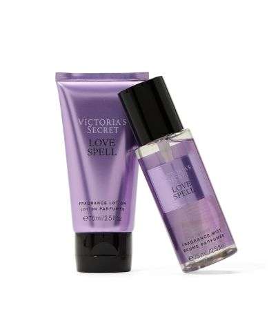 VICTORIAS SECRET LOVE SPELL COFFRET BRUME 75ML+ LOTION 75ML