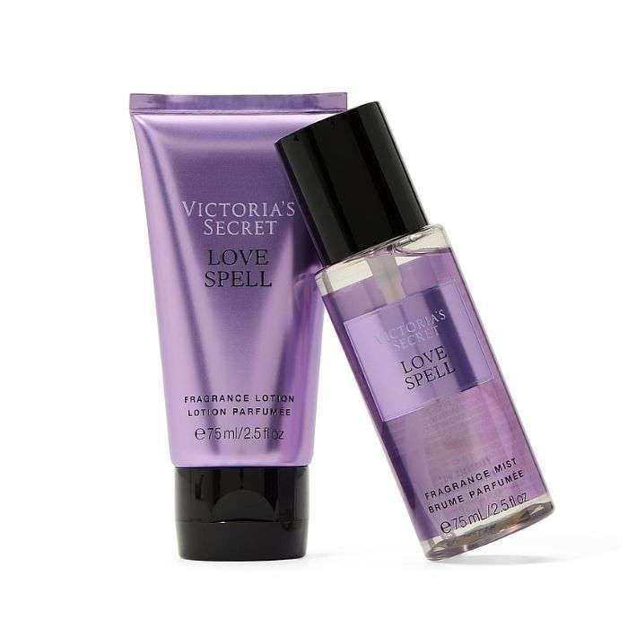 VICTORIAS SECRET LOVE SPELL COFFRET BRUME 75ML+ LOTION 75ML
