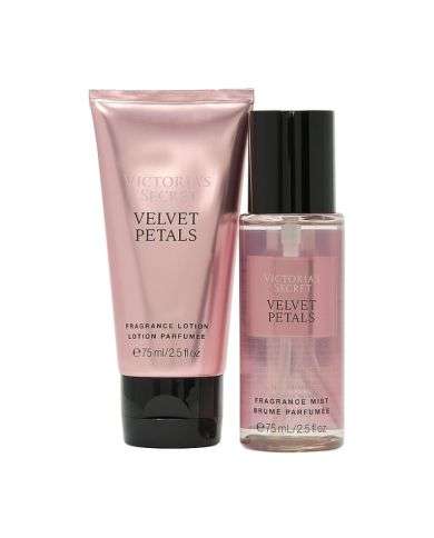 VICTORIAS SECRET VELVET PETALS COFFRET BRUME 75ML+ LOTION 75ML