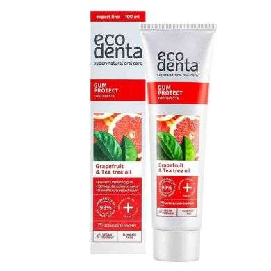 ECODENTA GUM PROTECT TOOTHPASTE GRAPEFUIT AND TEA TREE OIL 100 ML