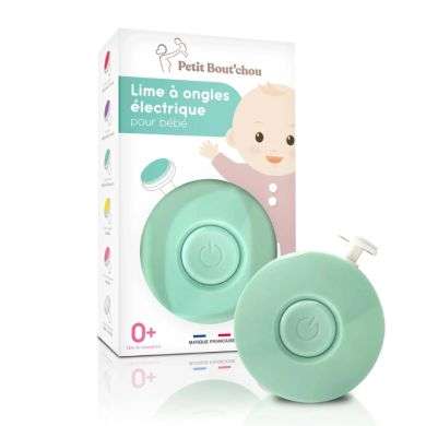 PETIT BOUTCHOU LIME A ONGLES ELECTRIQUE POUR BEBE 0+