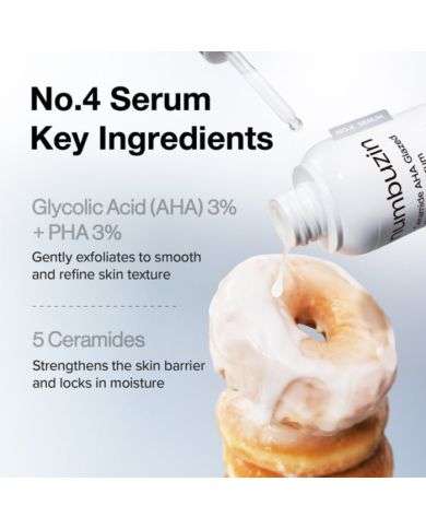 NUMBUZIN N4 CERAMIDE AHA GLAZED SKIN PREP SERUM 30ML