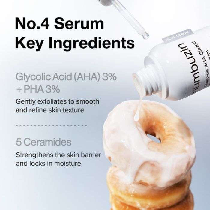 NUMBUZIN N4 CERAMIDE AHA GLAZED SKIN PREP SERUM 30ML