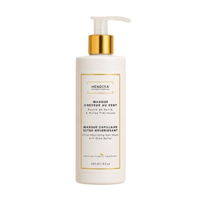 HENDIYA CHEVEUX AU VENT MASQUE CHEVEUX ULTRA NOURRISSANT REVELATEUR D'ECLAT 250 ML