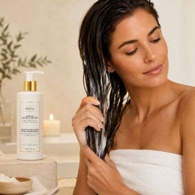 HENDIYA CHEVEUX AU VENT MASQUE CHEVEUX ULTRA NOURRISSANT REVELATEUR D'ECLAT 250 ML