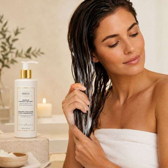 HENDIYA CHEVEUX AU VENT MASQUE CHEVEUX ULTRA NOURRISSANT REVELATEUR D'ECLAT 250 ML