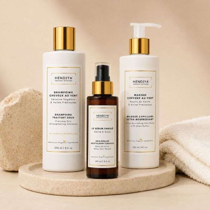 HENDIYA SERUM ONDULE REVITALISANT CHEVEUX BIPHASE KARITE ET COCO 100 ML
