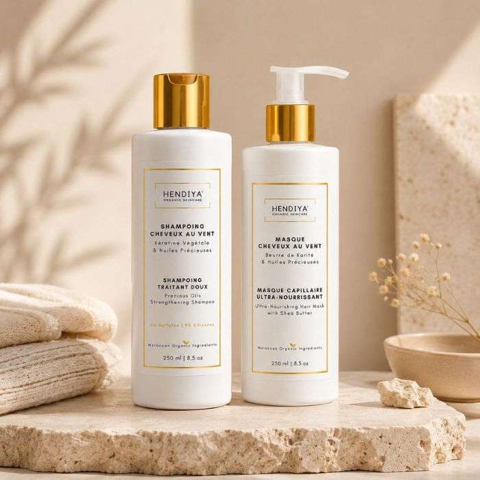 HENDIYA CHEVEUX AU VENT MASQUE CHEVEUX ULTRA NOURRISSANT REVELATEUR D'ECLAT 250 ML