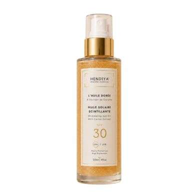HENDIYA L HUILE DOREE HUILE SOLAIRE SCINTILLANTE SPF 30 120 ML