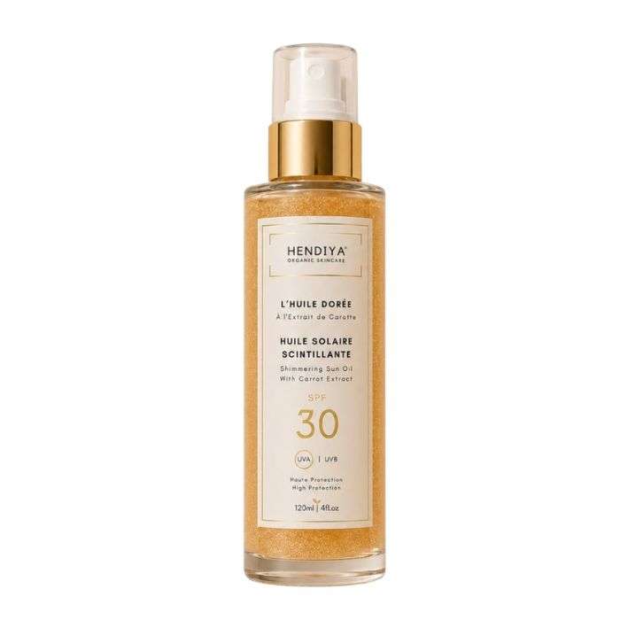 HENDIYA L HUILE DOREE HUILE SOLAIRE SCINTILLANTE SPF 30 120 ML