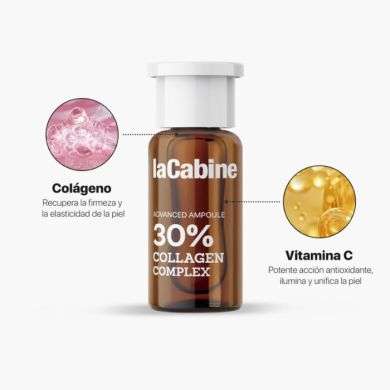 LA CABINE 10 JOURS TRAITEMENT 30% COLLAGEN COMPLEXE 10 AMPOULES