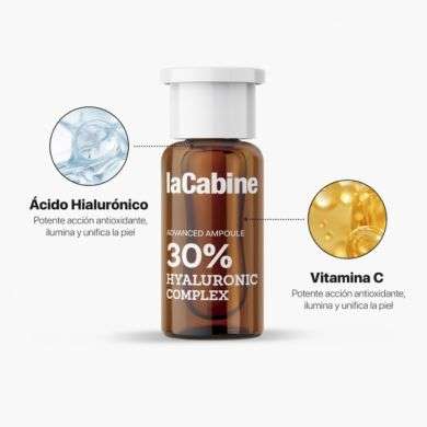 LA CABINE 10 JOURS TRAITEMENT 30% HYALURONIQUE COMPLEXE 10 AMPOULES